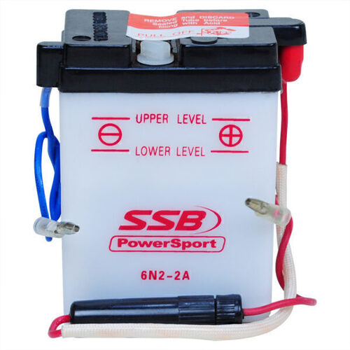 Suzuki PE175 1978 - 1984 SSB PowerSport Lead Acid Battery 6N2-2A