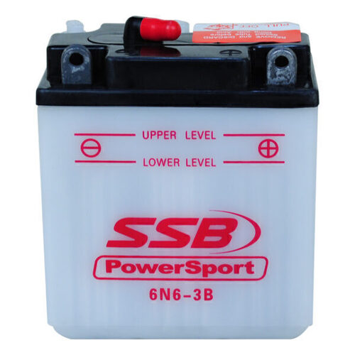Honda CB100 1970 - 1976 SSB PowerSport Lead Acid Battery 6N6-3B