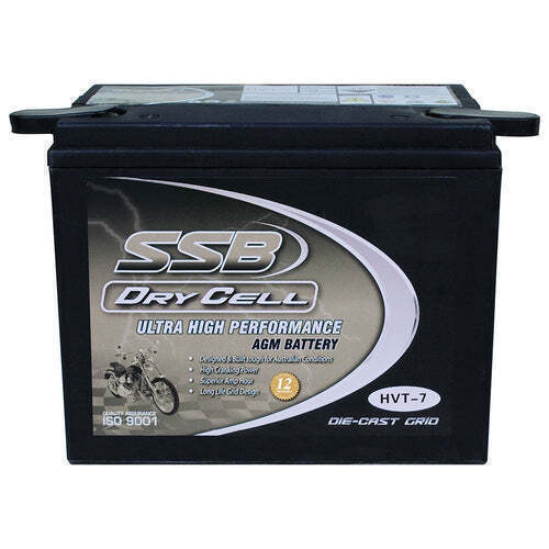 Harley Davidson 1200 FL SERIES 1965-1967 SSB Dry Cell Heavy Duty AGM Battery HVT-7