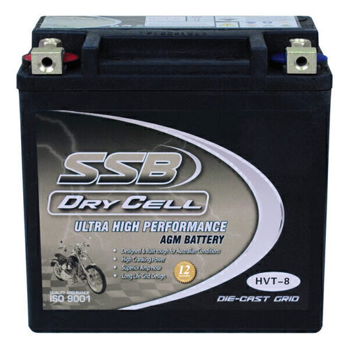 Hyosung GT250 COMET 2002 - 2014 SSB Dry Cell Heavy Duty AGM Battery  HVT-8