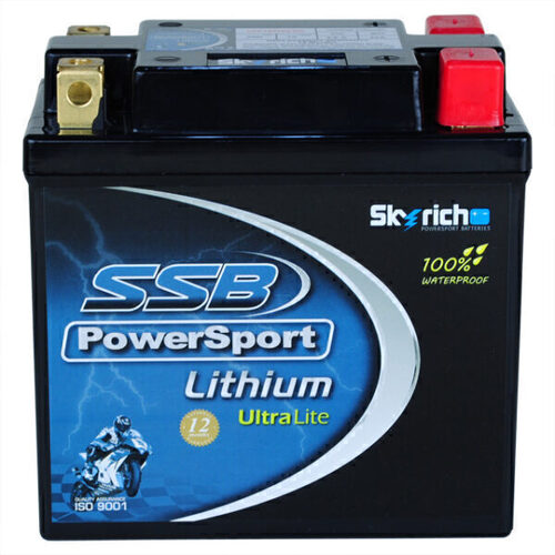 Polaris 500 SPORTSMAN HO 2006 - 2014 SSB PowerSport Ultralite Lithium Battery LFP14AHQ-BS