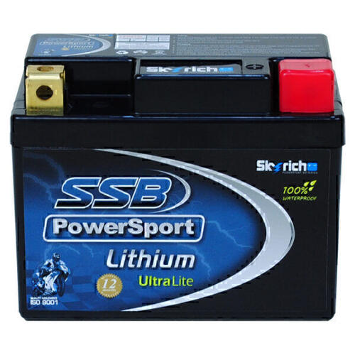 Triumph 350 T90 1980-1983 SSB PowerSport Ultralite Lithium Battery LFP612L