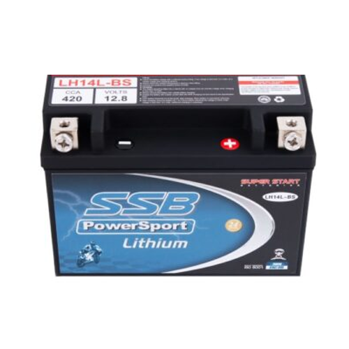 Buell 1125R 2008 - 2010 SSB PowerSport High Performance Lithium Battery LH14L-BS