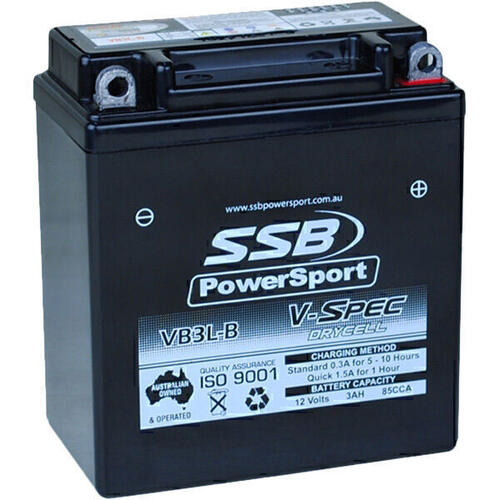 Kawasaki KDX200 1989-2003 SSB AGM 12V Battery High Performance