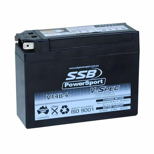 Yamaha TTR50 - Battery - H/Duty Agm Dry Cell 12V SSB Vt4B-4 Yt4B-4 Yt4B-Bs 