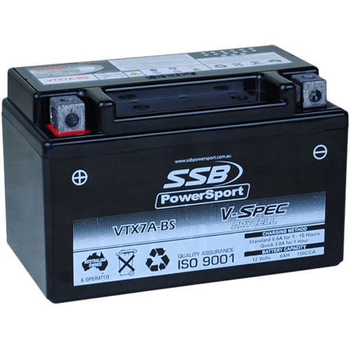 Kymco SUPER 8 50 2011 - 2022 SSB V-Spec High Performance AGM Battery VTX7A-BS
