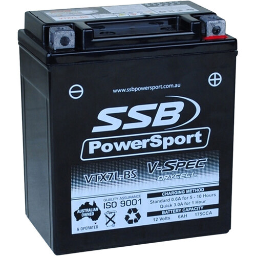 Aprilia RS4 125 2012 - 2015 SSB V-Spec High Performance AGM Battery VTX7L-BS