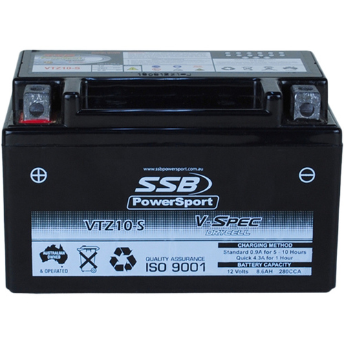 Suzuki GSX-R1000R 2017 - 2023 SSB V-Spec High Performance AGM Battery VTZ10-S