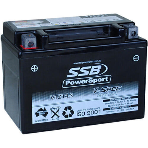 Honda VT750S 2010-2014 SSB V-Spec High Performance AGM Battery VTZ1S