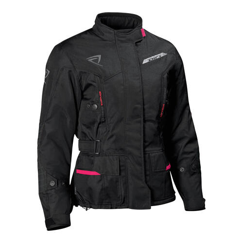 Difi Motorcycle Shuttle Lady Aerotex Textile Jacket Black/Pink