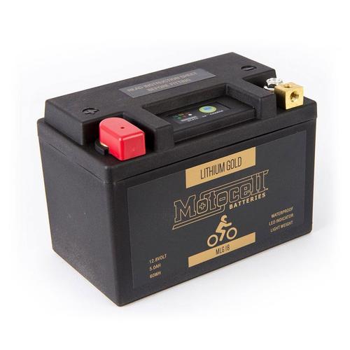 Motocell Mlg18 Lithium Gold Lifepo4 12V Battery High Performance 60Wh