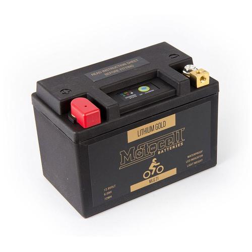 Motocell Mlg21 Lithium Gold Lifepo4 12V Battery High Performance 72Wh