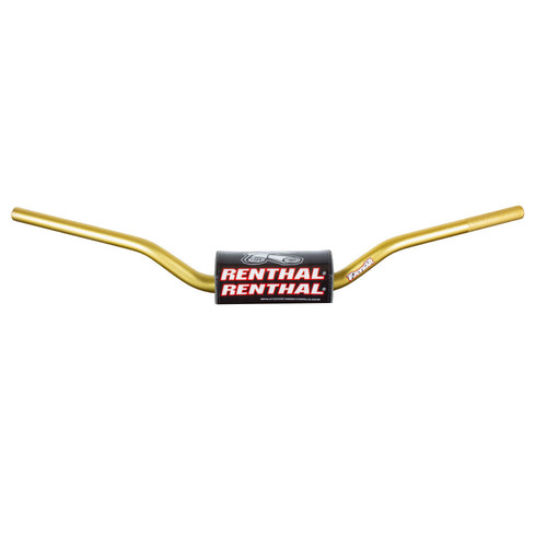 Renthal MX Fatbar Aluminium Handlebars 604 Ricky Carmichael Bend Gold