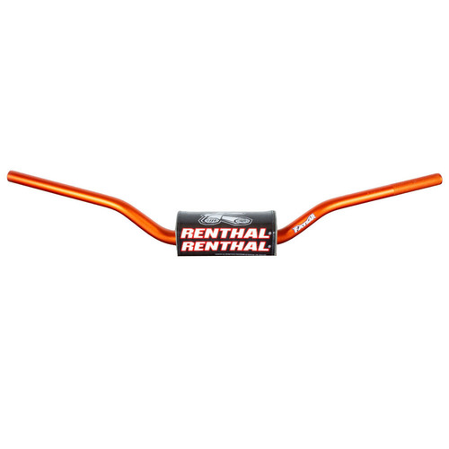 Renthal MX Fatbar Aluminium Handlebars 609 Ricky Carmichael High Bend Orange