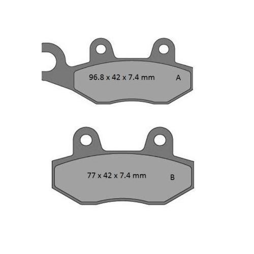 Yamaha YZ250 1989-1997 Pro-X Disc Brake Pads Front Direct Replacement