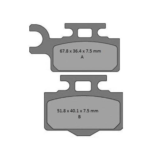 For Suzuki RM65 2003-2005 Pro-X Disc Brake Pads Front Direct Replacement