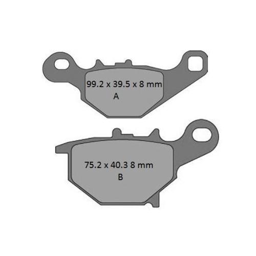 For Suzuki RM85 2005-2018 Pro-X Disc Brake Pads Rear Direct Replacement