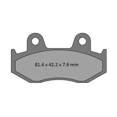 Honda CR125R 1984-1986 Pro-X Disc Brake Pads Front Direct Replacement