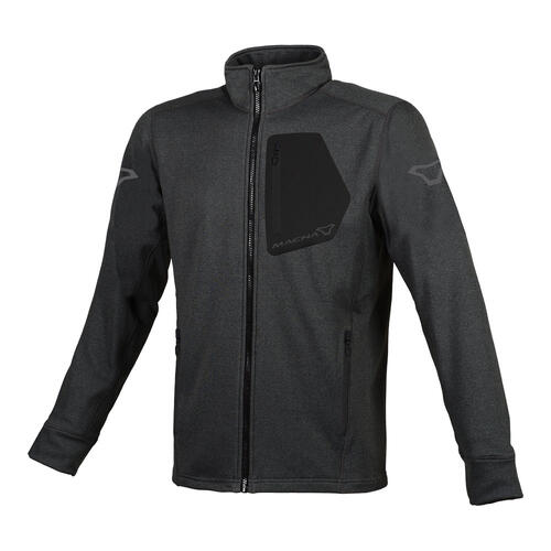 Macna Motorcycle Ripple Mid Layer Black Large