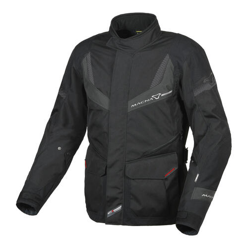 Macna Motorcycle Rancher Jacket Black/Grey Small