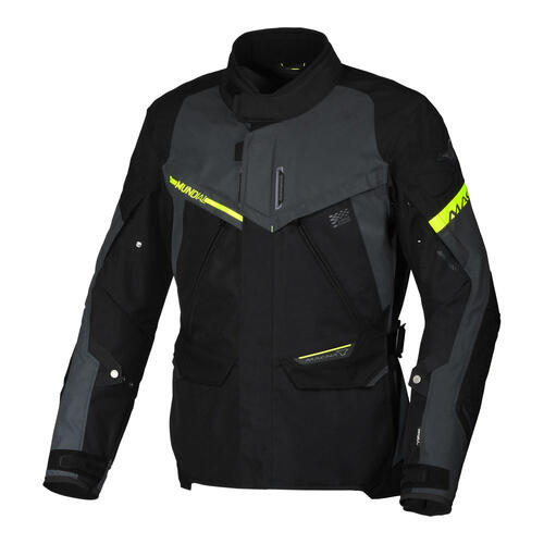 Macna Motorcycle Mundial Jacket NightEye/Grey/Black/Fluoro