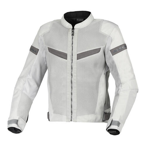 Macna Motorcycle Velotura Jacket Light Grey Small