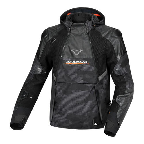 Macna Motorcycle Bradical Jacket Black/Orange