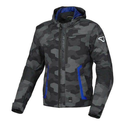 Macna Motorcycle Riggor Jacket Black/Grey/Camo Small