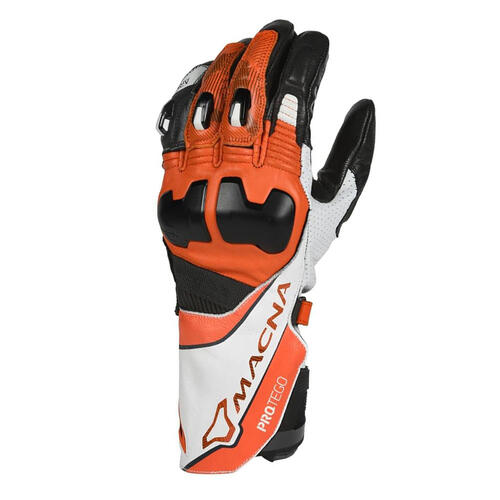 Macna Motorcycle Protego Gloves Orange Medium
