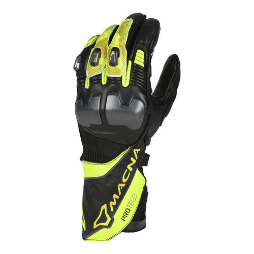Macna Motorcycle Protego Gloves Fluoro