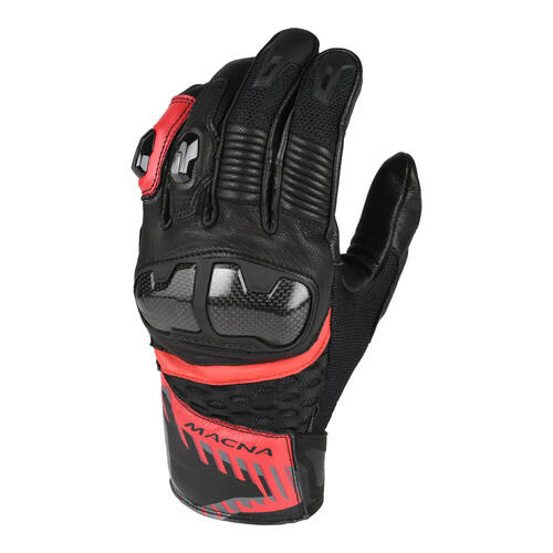 Macna Motorcycle Chizu Gloves Black/Red Small