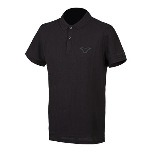 Macna Motorcycle T-Shirt Polo Black/Silver