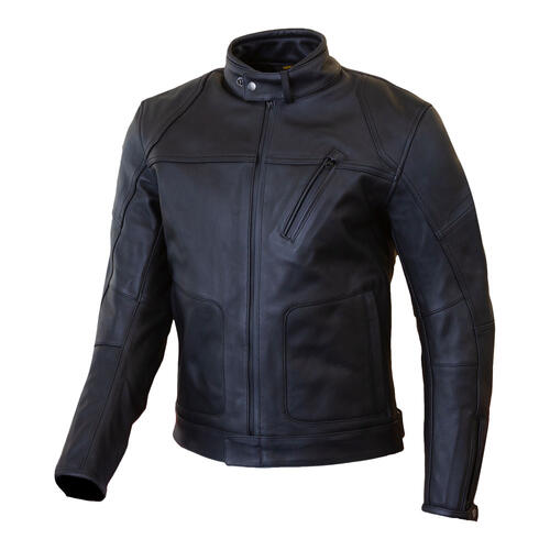 Merlin Gable D3O® Waterproof Leather Motorcycle Jacket Black 44" XL