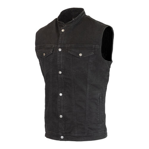 Merlin Club Denim Motorcycle Vest