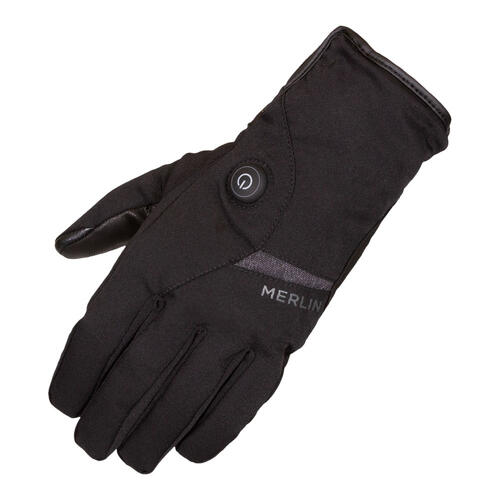 Merlin Finchley Heated Motorcycle Gloves Black Small