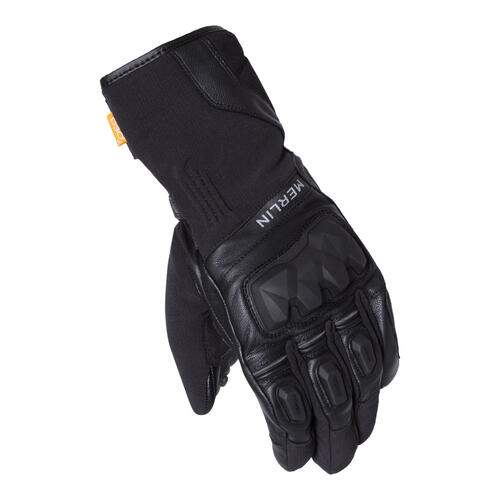 Merlin Rexx Hydro D3O® Motorcycle Gloves Black Small