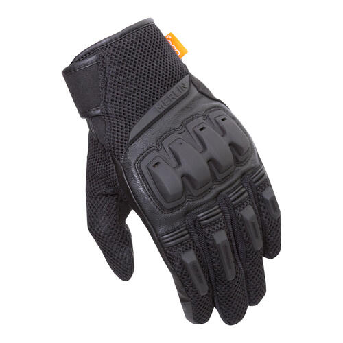 Merlin Jura Air D3O® Motorcycle Gloves Black Small