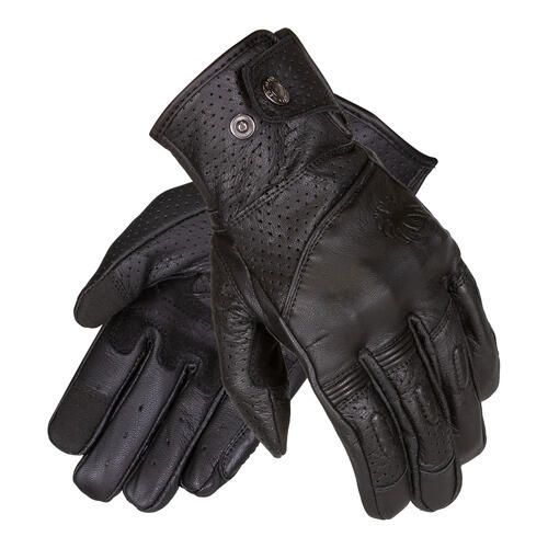 Merlin Legacy D3O® Leather Motorcycle Gloves Black Small