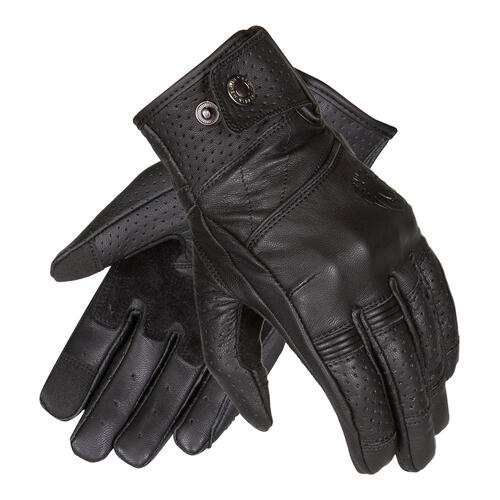 Merlin Legacy D3O® Ladies Leather Motorcycle Gloves Black XS