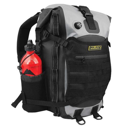 Nelson-Rigg Hurricane Waterproof Motorcycle Backpack Tailpack Black Grey 20L Bag SE-3020