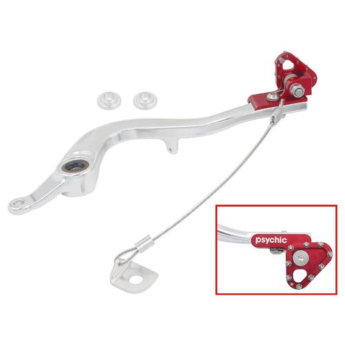 Gas Gas EC250 2012-2013 Psychic Folding Brake Pedal Red Anodised Aluminium
