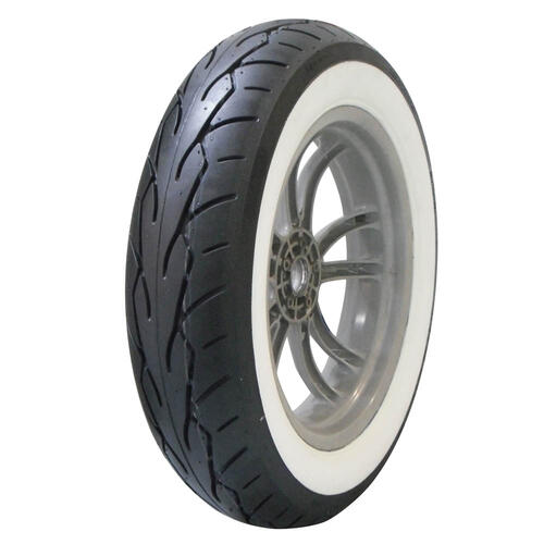 Vee Rubber Motorcycle Tyre VRM302 200/55R17 White Wall Rear Tubeless