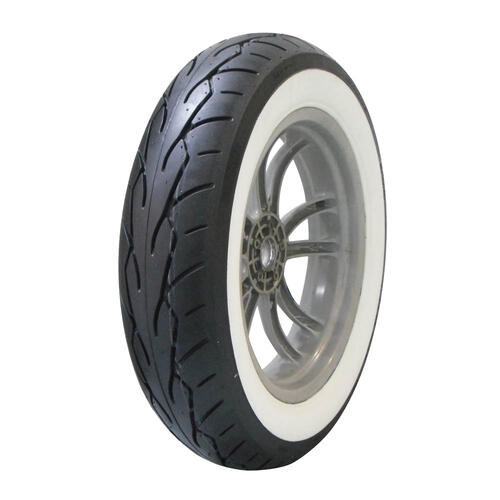 Vee Rubber Motorcycle Tyre VRM302 200/50R18 White Wall Rear Tubeless