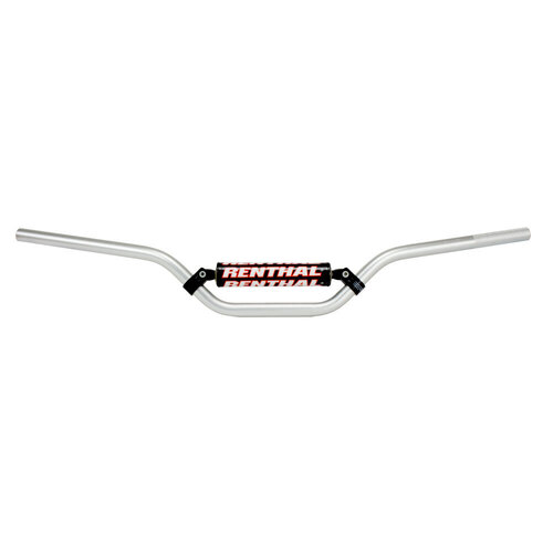 Renthal MX 7/8" Aluminium Handlebars 735 5.5" Trials Bend Silver