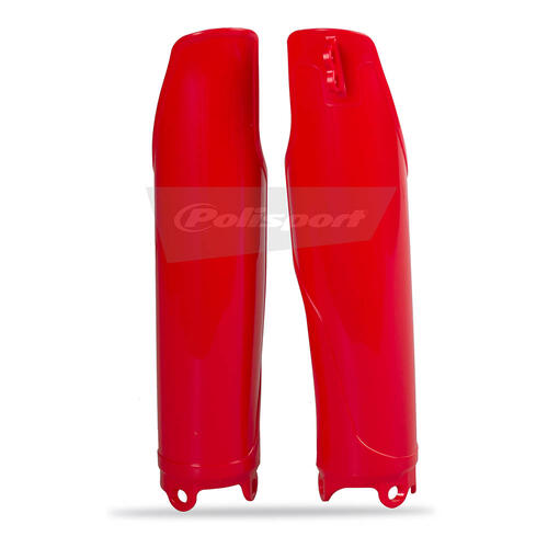 Honda CRF250R 2004-2017 Polisport Fork Protectors Red Plastic
