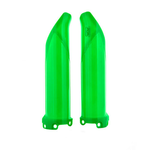 Kawasaki KX250F 2009-2017 Polisport Fork Protectors Green Plastic