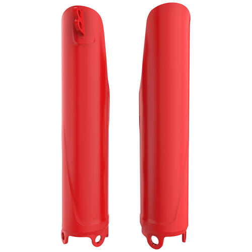 Honda CRF450R 2019-2022 Polisport Fork Protectors Red Plastic