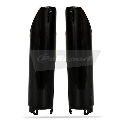Honda CR250R 1995-2003 Polisport Fork Protectors Black Plastic
