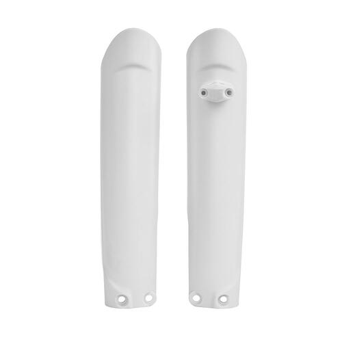 KTM 125 SX 2015-2022 Polisport Fork Protectors (2020 White) Plastic