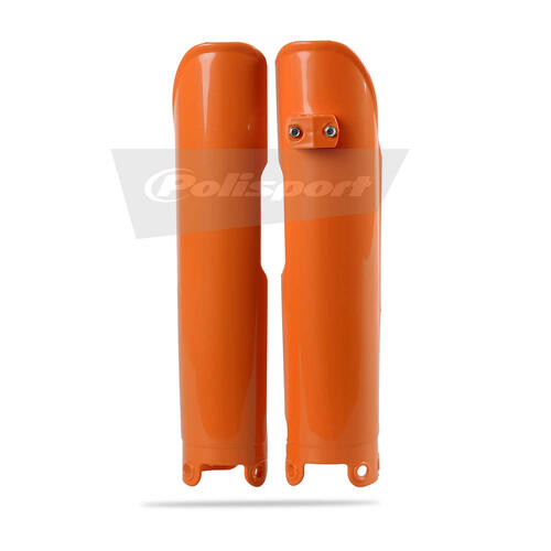 KTM 250 EXC-F 1999-2007 Polisport Fork Protectors Orange Plastic